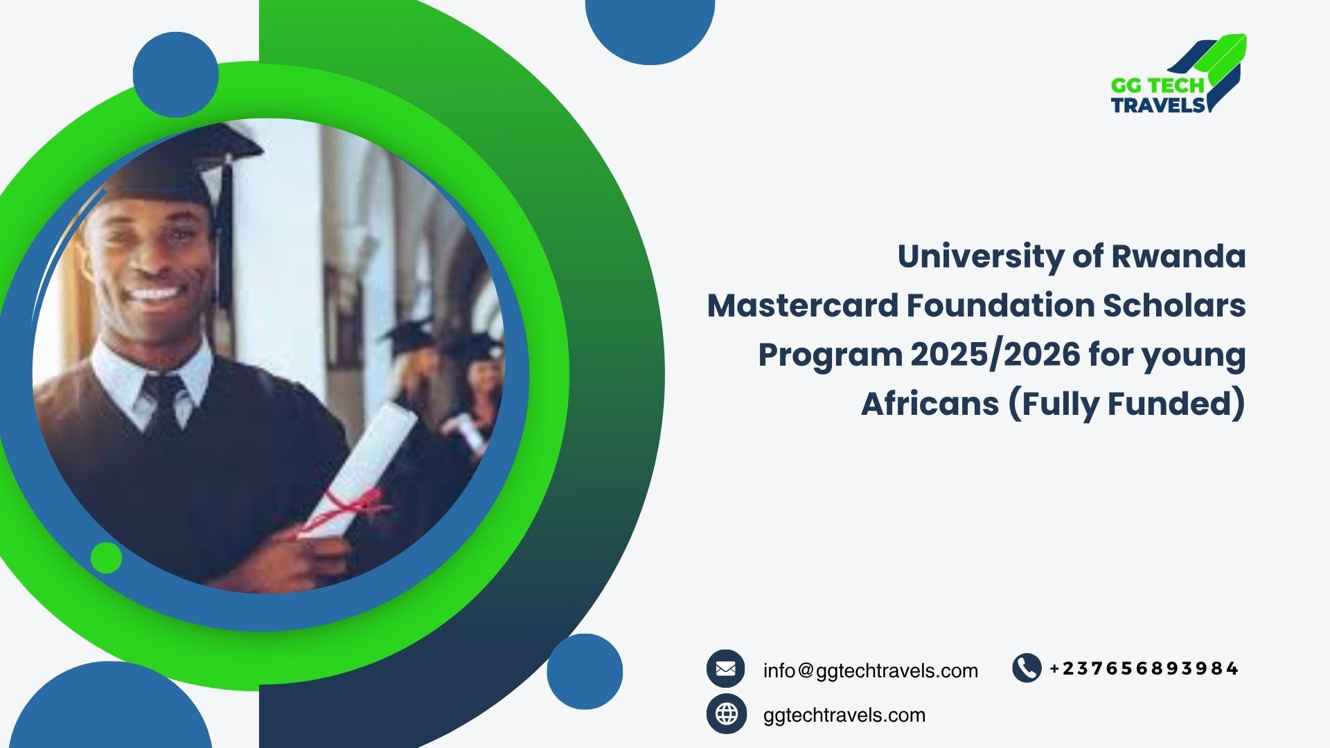 University of Rwanda Mastercard Foundation Scholars Program 2025/2026 for young Africans (Fully Funded)