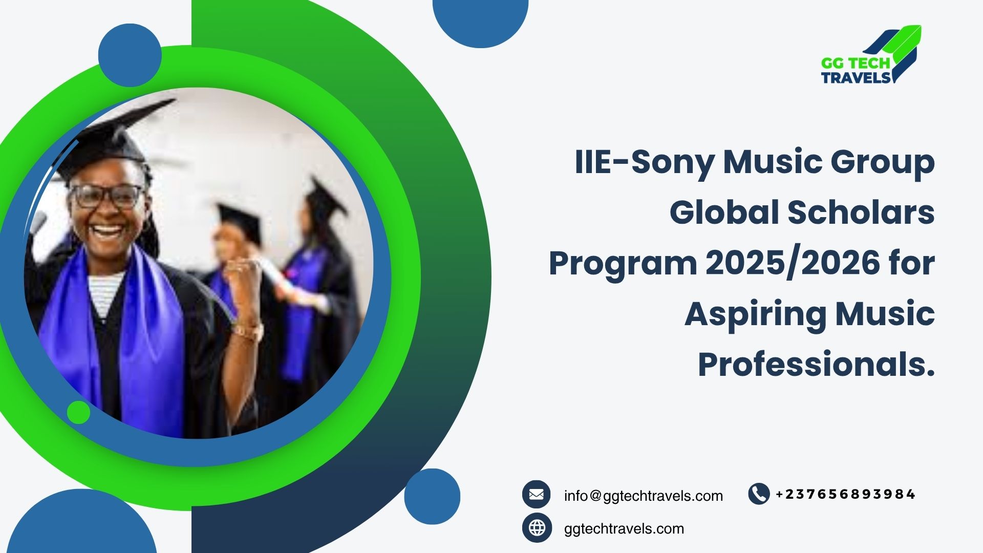IIE-Sony Music Group Global Scholars Program 2025/2026 for Aspiring Music Professionals.