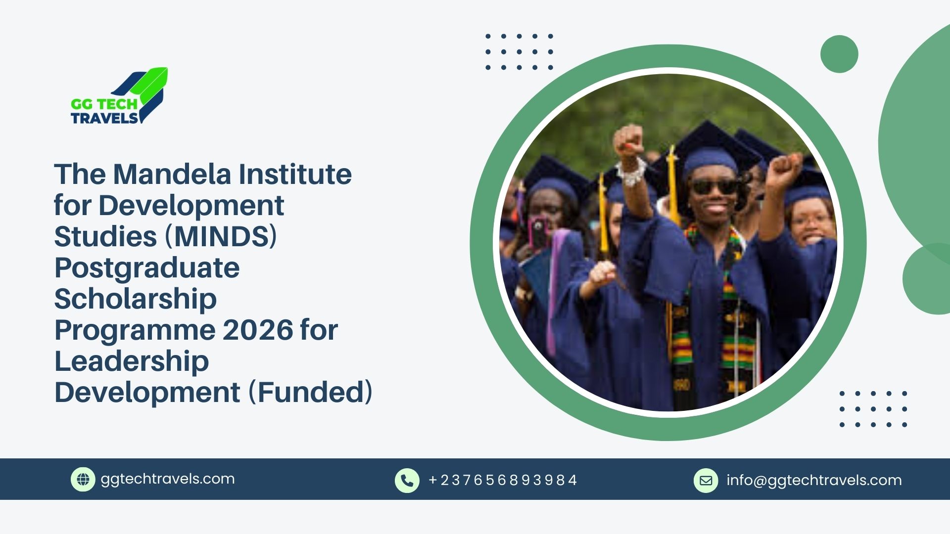 The Mandela Institute for Development Studies (MINDS) Postgraduate Scholarship Programme 2026 for Leadership Development (Funded)