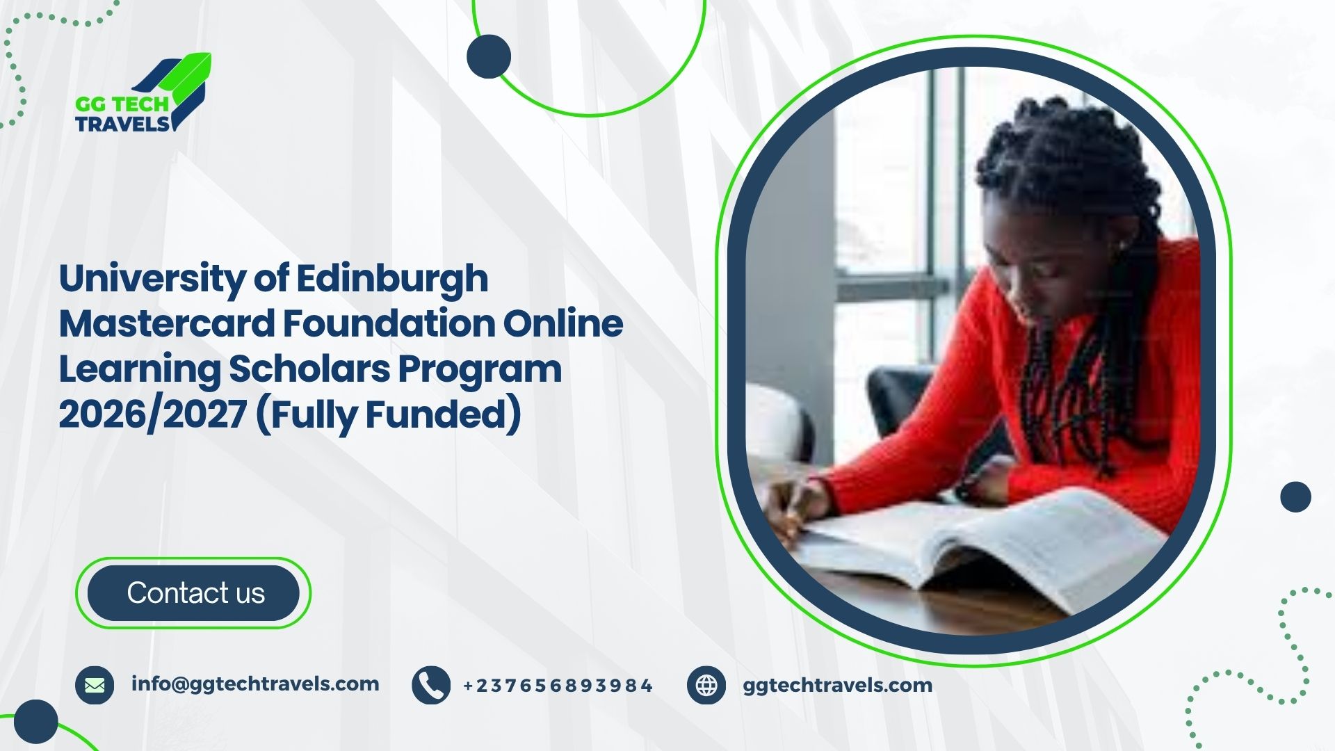 University of Edinburgh Mastercard Foundation Online Learning Scholars Program 2026/2027 (Fully Funded)
